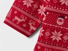 Name It jester red merry christmas natdragt